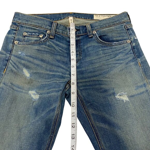 Rag & Bone The Dre Boyfriend Skinny Jeans in Armitage Size 25 NWT - Picture 11 of 12